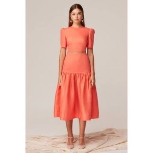 KEEPSAKE the Label Cranes Skirt in Porcelain